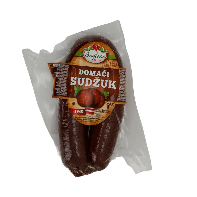 Rinderwurst Brajlović Domaći Sudžuk | Traditionell | Luftgetrocknet | 300 g