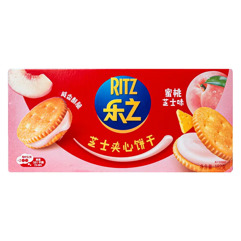 Ritz Peach, Cracker gefüllt mit Pfirsichcreme 182g