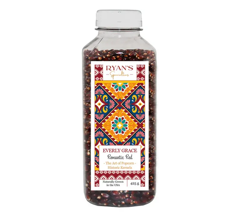 Romantic Red Gourmet-Popcorn von Everly Grace (425g-Flasche)
