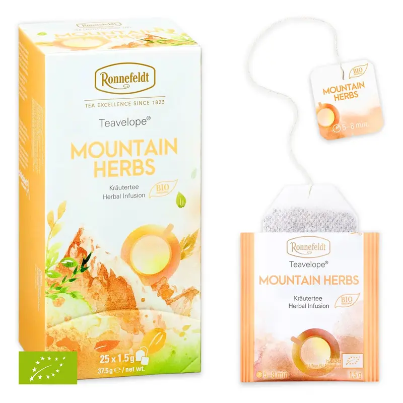 Ronnefeldt - Teavelope Mountain Herbs BIO 25x1,5g -DE-ÖKO-039