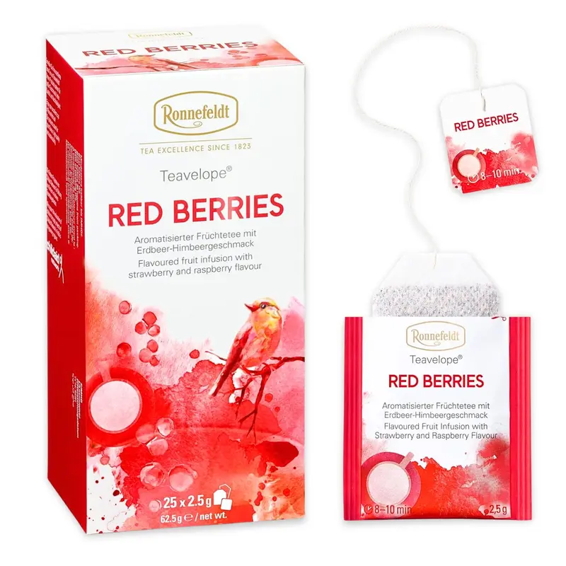 Ronnefeldt - Teavelope Red Berries 12x2,5g