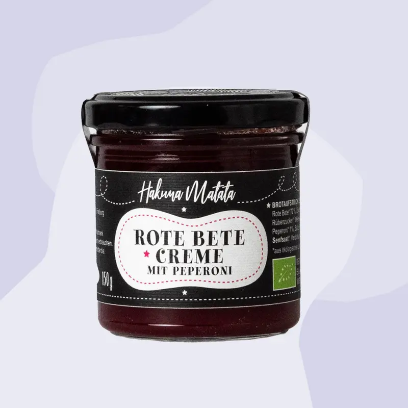 Rote Bete Creme mit Peperoni