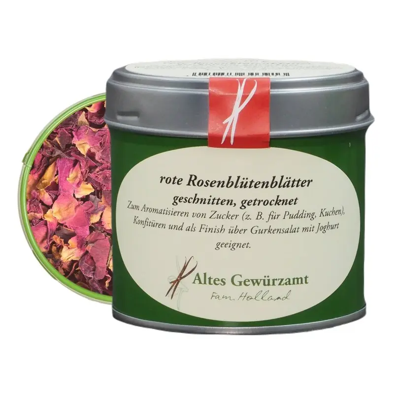 rote Rosenblütenblätter