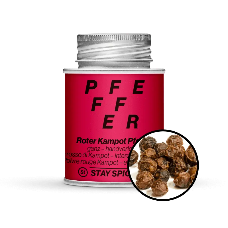 Roter Kampot Pfeffer - ganz