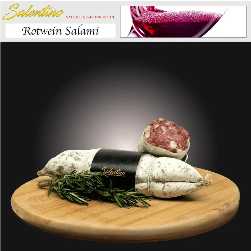 Rotwein Salami