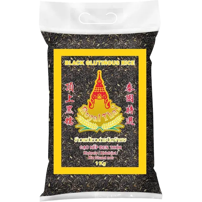 ROYAL THAI Klebereis schwarz 1KG