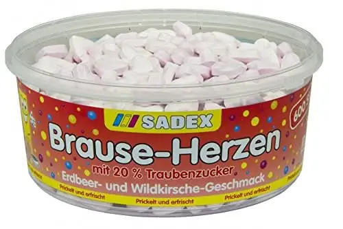 Sadex Brause Herzen ca. 600 Stück