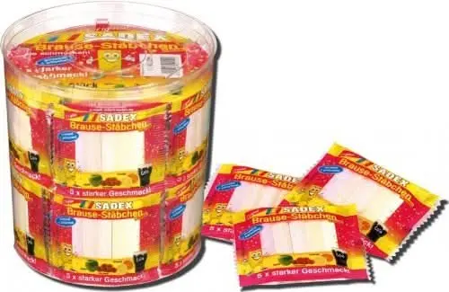 Sadex Brause-Stäbchen 60 Beutel, je 5 Brausestäbchen, 1260g