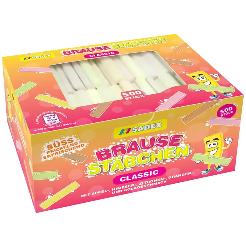 Sadex Brause Stäbchen Classic 500 Stück (2120 g)