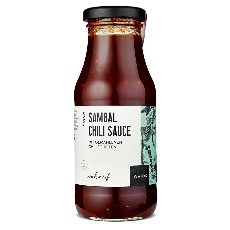 SAMBAL CHILI SAUCE MIT GEMAHLENEN CHILISCHOTEN - 245ml