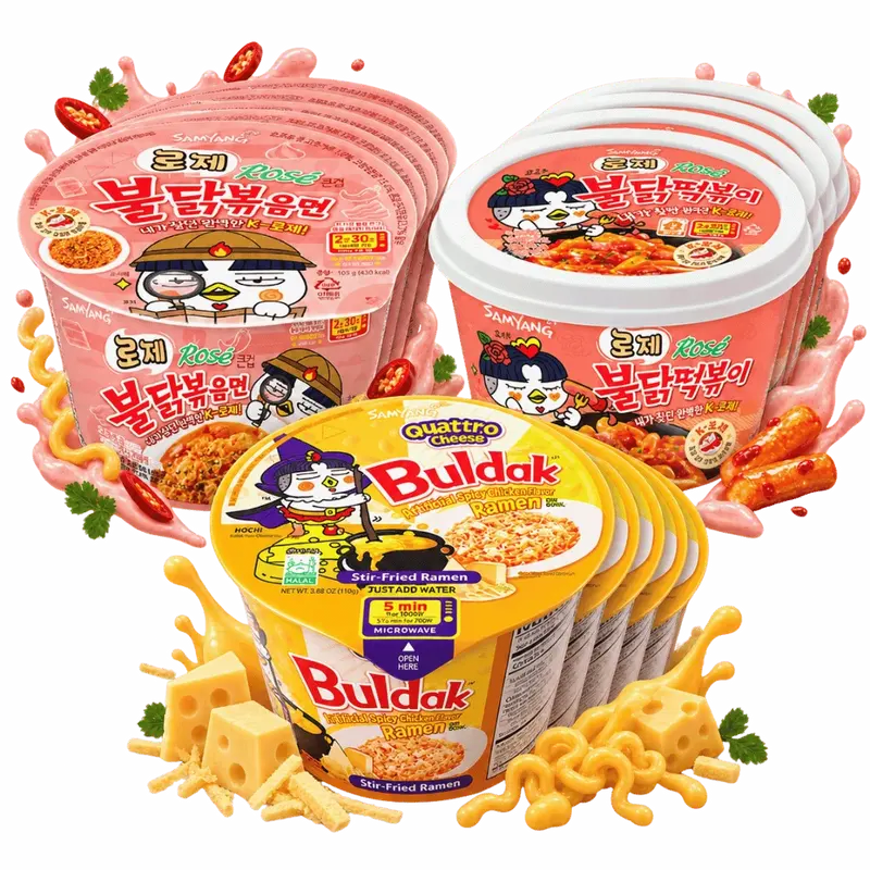 SAMYANG Buldak Special Bowls 15er Set Vorrat