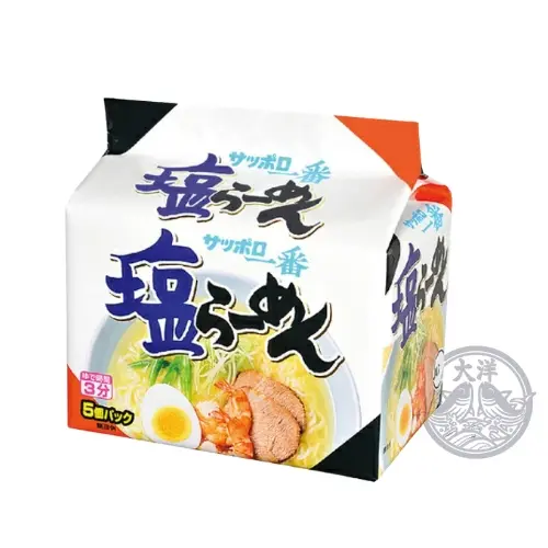 Sapporo Ichiban Shio Ramen Fukuromen (Instant Shio Ramen Noodles)