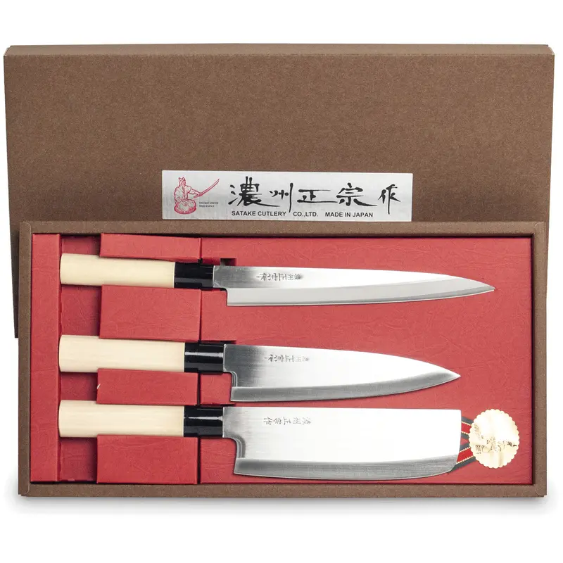 Satake Japanisches Messersatz (3St.) Japanisch,L