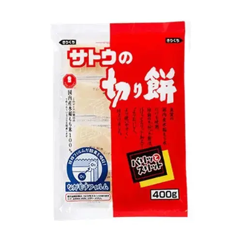 SATO Kiri Mochi, Reiskuchen, eckig 400g