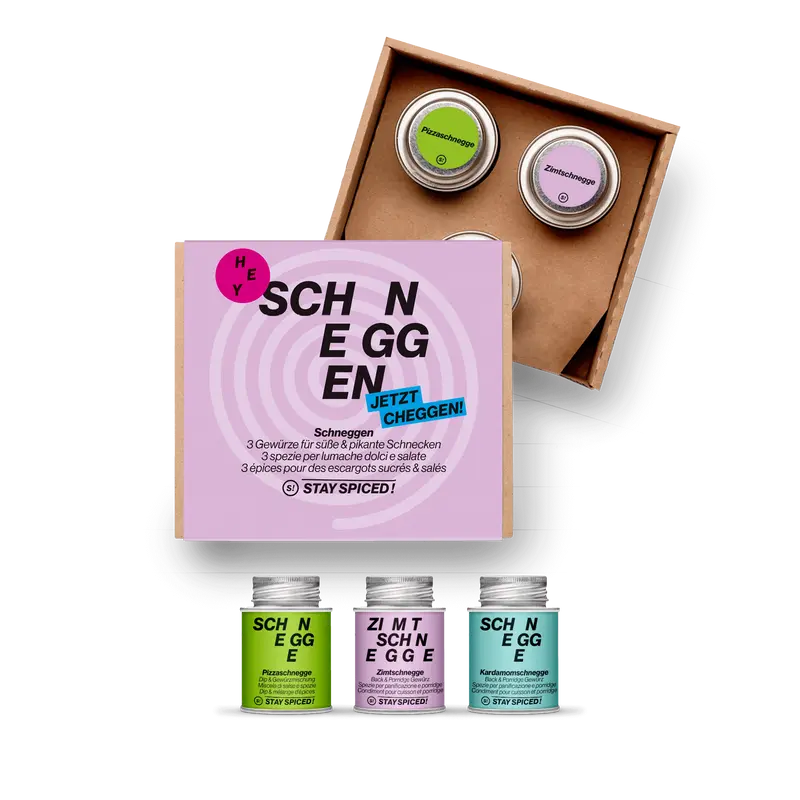 SCHNEGGEN | Gewürze Set | 3er Geschenkbox