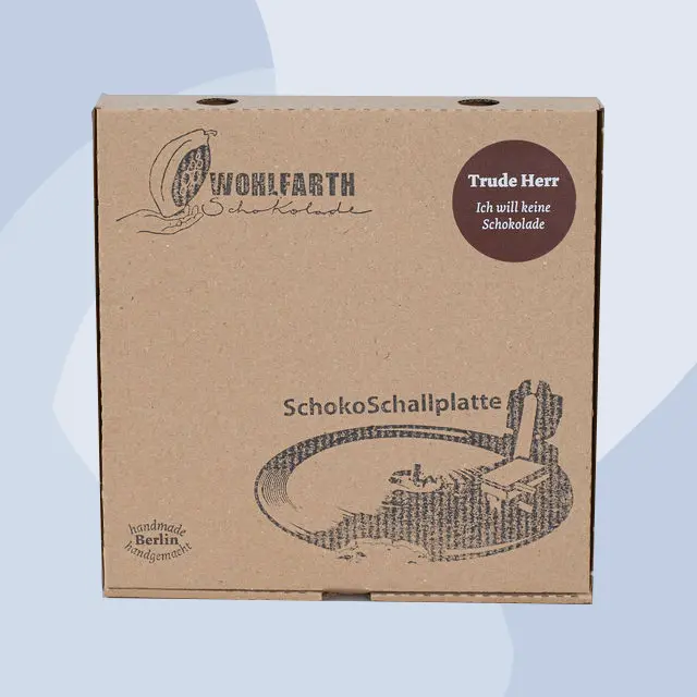 Schokoladenschallplatte Trude Herr "Ich will keine Schokolade"