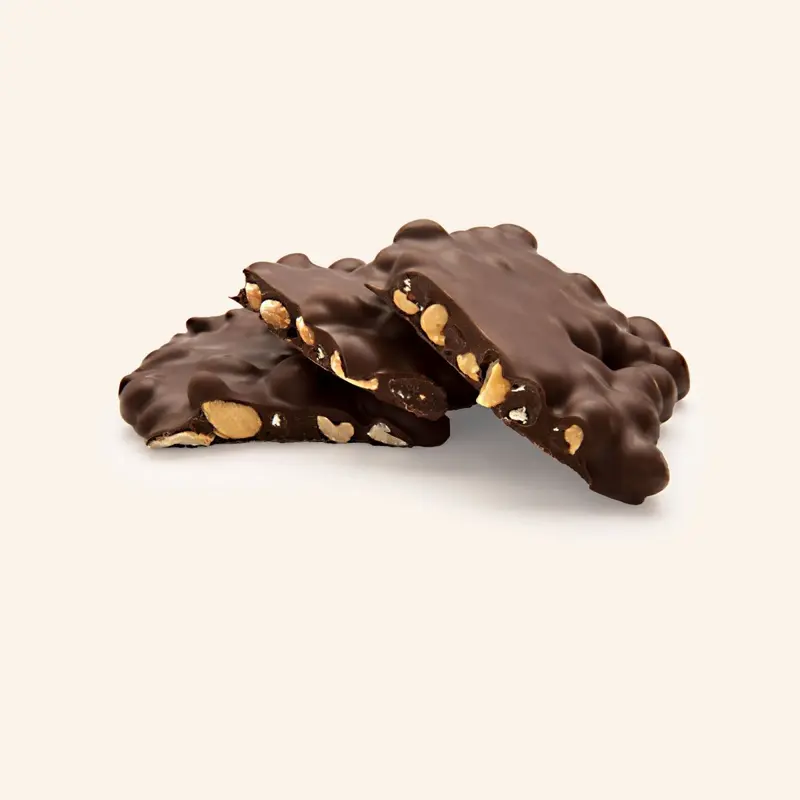 SCHOKOLIERTE NÜSSE DUNKEL | 300 g