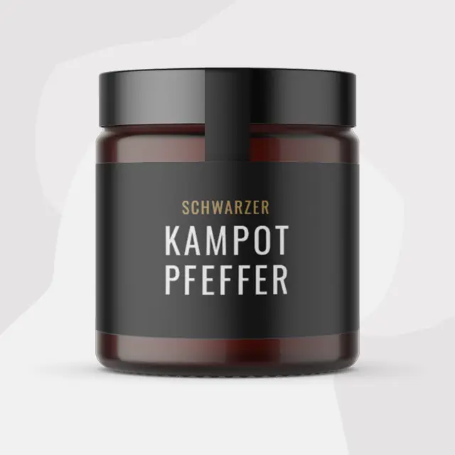 Schwarzer Kampot Pfeffer