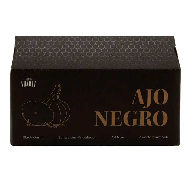 Schwarzer Knoblauch Ajo Negro Familia Suárez – 100 % natürlich (2 Knollen, Spanien)
