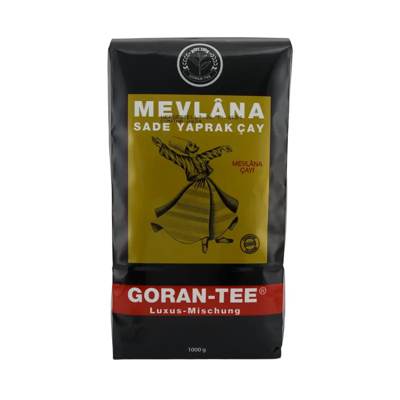 Schwarzer Tee Goran-Tee | Mevlâna | Aromatisiert mit Bergamotte | 1000 g