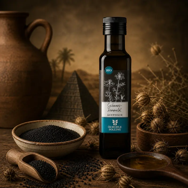 Schwarzkümmelöl, bio | 100% Ägyptisches bio Schwarzkümmelöl