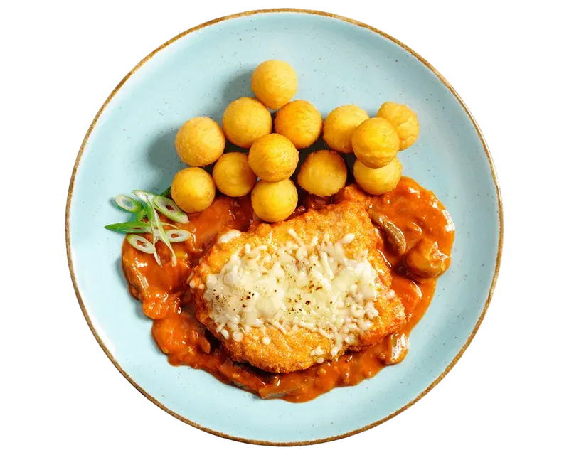 Schweineschnitzel "Mailänder Art"