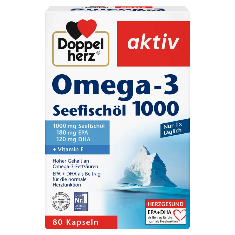 Seefischöl Omega3 1000 (80 Kapseln)