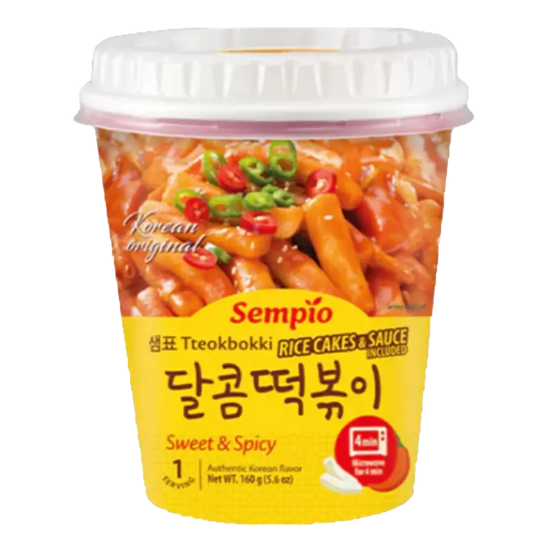 SEMPIO Tteokbokki m.Sauce Sweet&Spicy Cup 160G