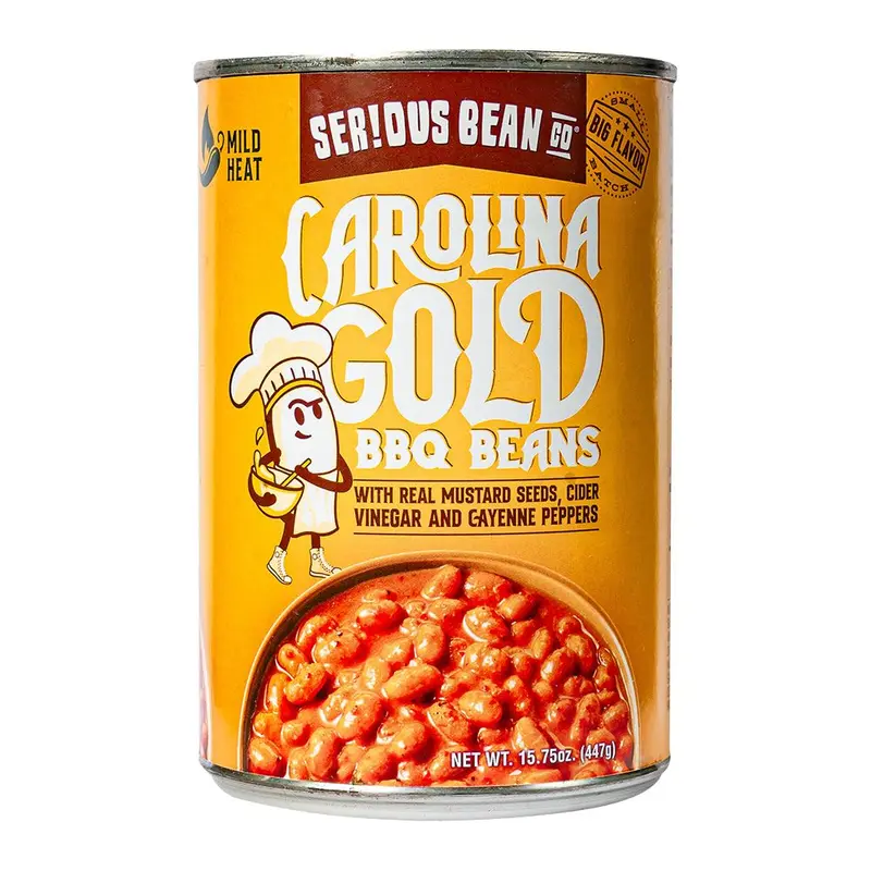 Serious Bean Co Carolina Gold BBQ Beans, BBQ-geschmack Bohnen 447g