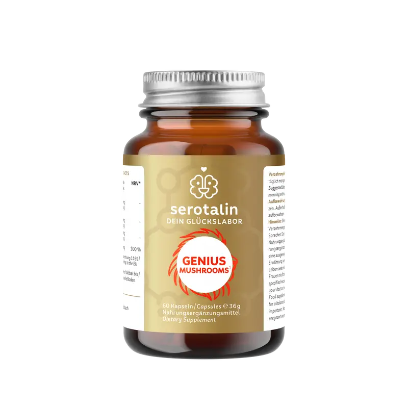 Serotalin Genius Mushrooms - Pilz Komplex Hochdosiert