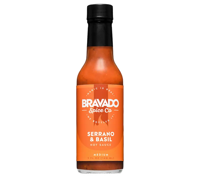 Serrano & Basil Hot Sauce von Bravado