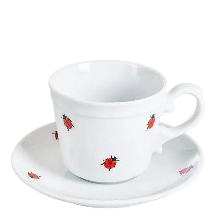 Set Kaffee Tasse mit Untertasse