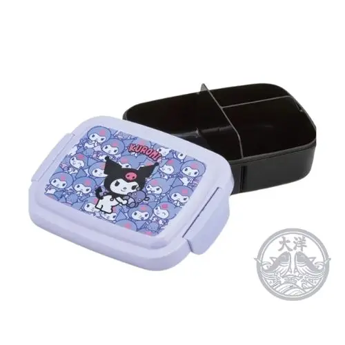 Shikiri Ittaigata Lunch Box Kuromi Ushiro Ushiro 840ml P84 (Kuromi