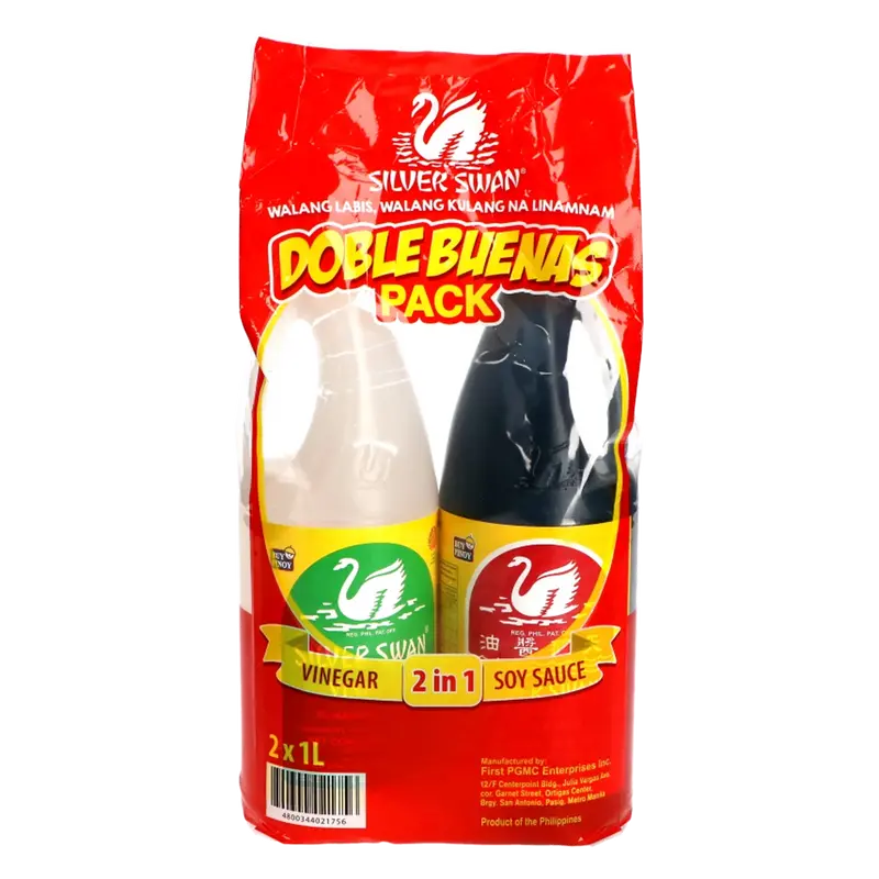 SILVER SWAN Value Pack Soysauce+Vinegar 2x1l