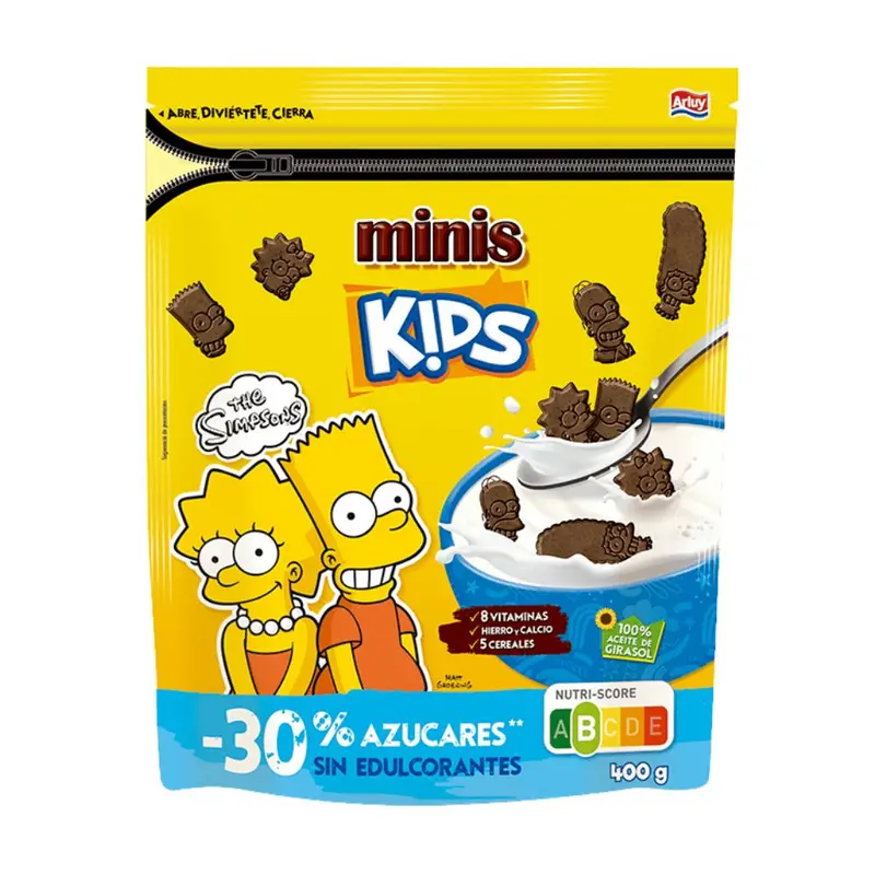 Simpsons Minis Kids Choco, Kekse mit Schokoladengeschmack 400g