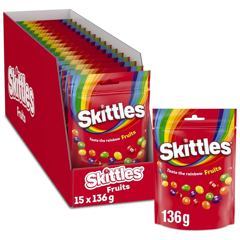 Skittles Fruits Kau-Dragees 15 x 136g