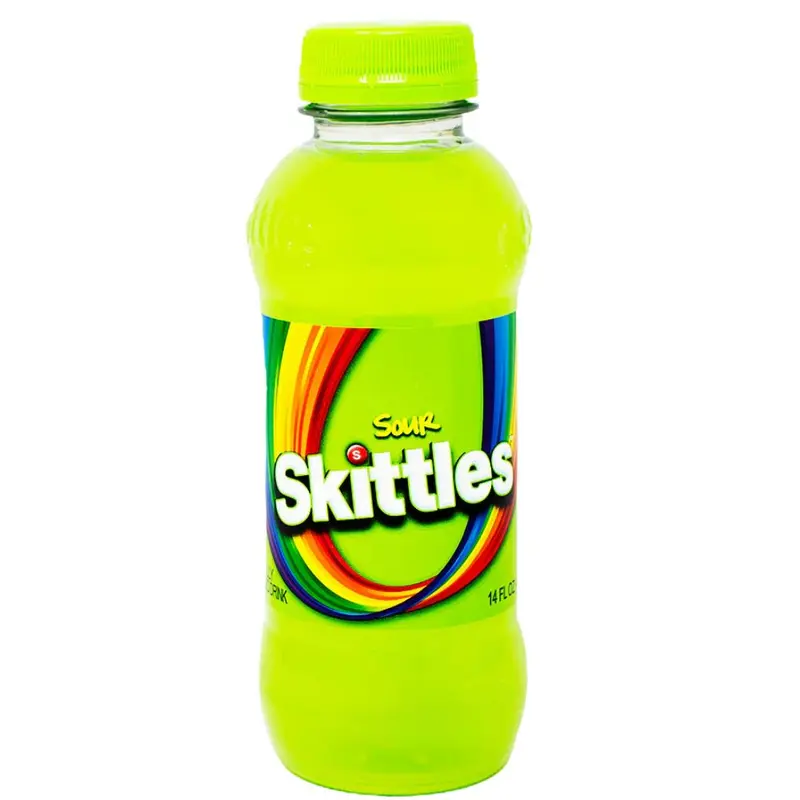 Skittles Juice Sour Drink, saures Getränk mit Fruchtgeschmack, 414ml