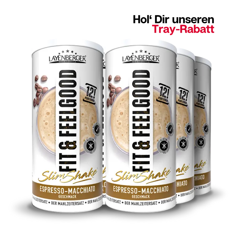 SLIM SHAKE POWDER Espresso-Macchiato 6er Karton
