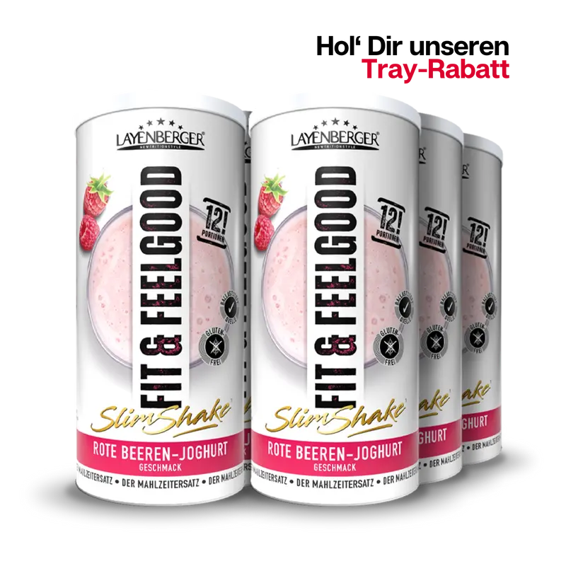 SLIM SHAKE POWDER Rote Beeren-Joghurt 6er Karton