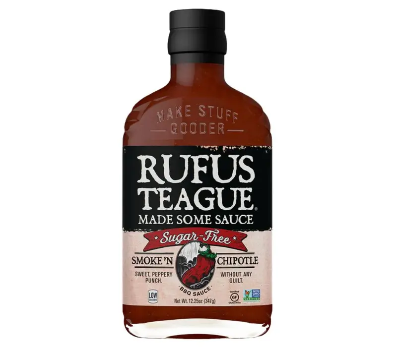 Smoke 'N Chipotle BBQ Sauce von Rufus Teague (ohne Zucker)