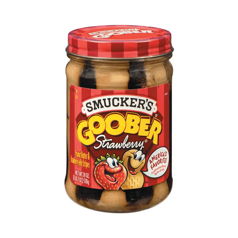 Smucker's Goober Strawberry, streichfähige Erdnussbutter und Erdbeerkonfitüre 510g