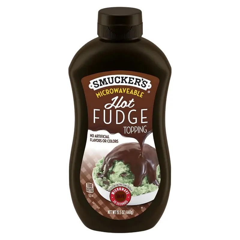Smucker's Mikrowellengeeignetes Heißes Schokoladen-Topping, Schokoladengeschmack-Topping 440g