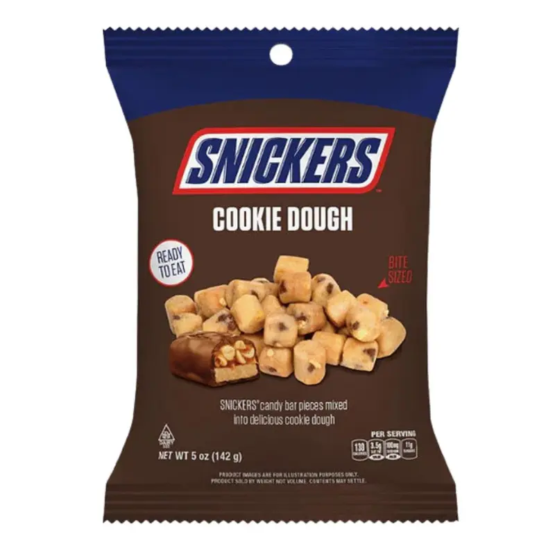 Snickers Cookie Dough Bite Size, Kekse mit Snickers 142g