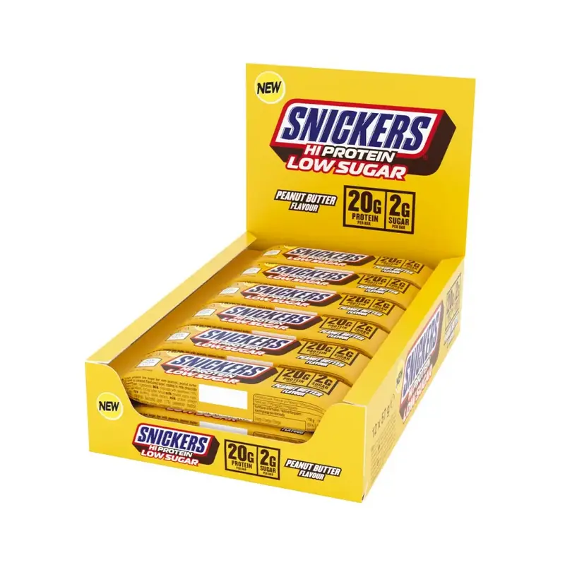 Snickers High Protein Low Sugar Bar Peanut Butter (12x57g)