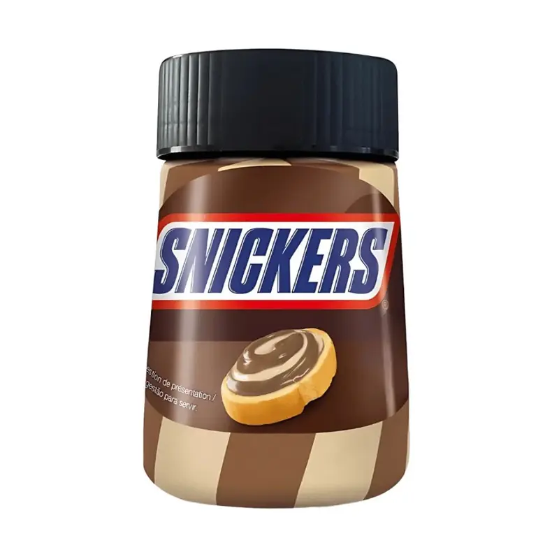 Snickers Spread, schokoladenaufstrich mit Erdnüssen und Karamellaroma, 350g
