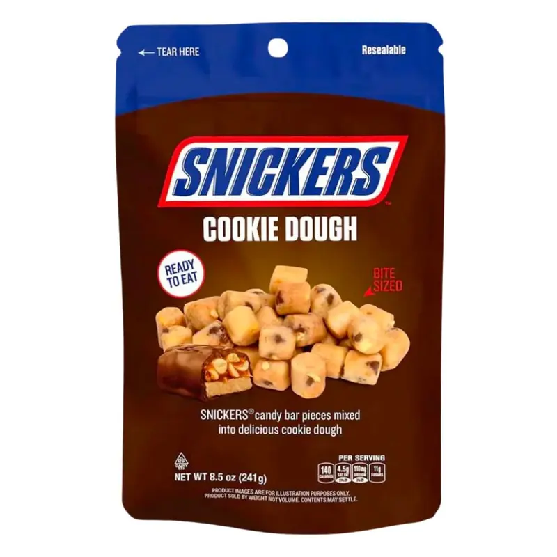 Snickers Taste Of Nature Cookie Dough, Snickers-Geschmackskekse 241g