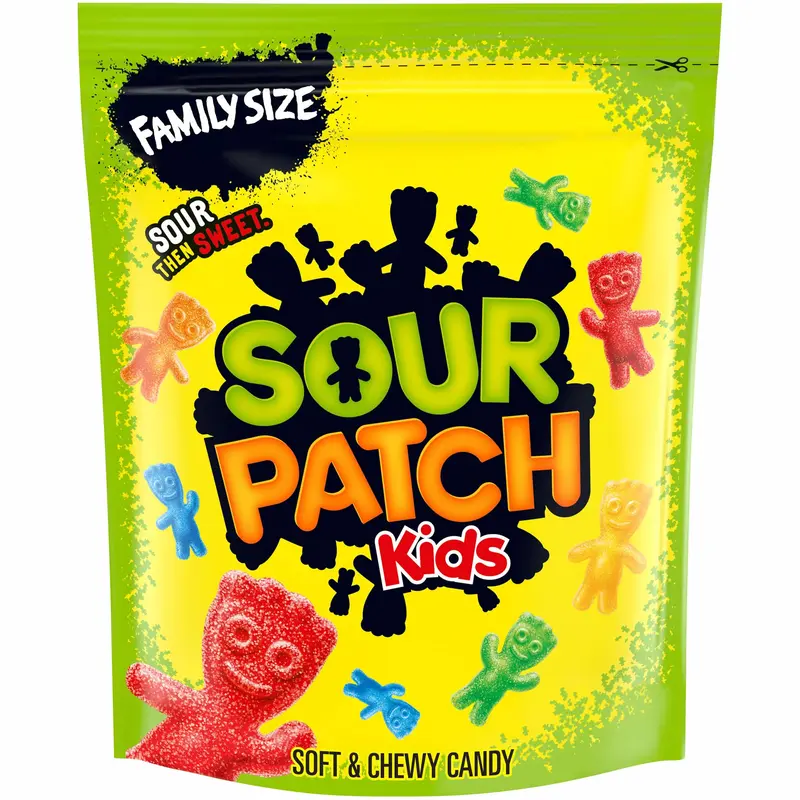 Sour Patch Soft and Chewy Kids Candy 816g
