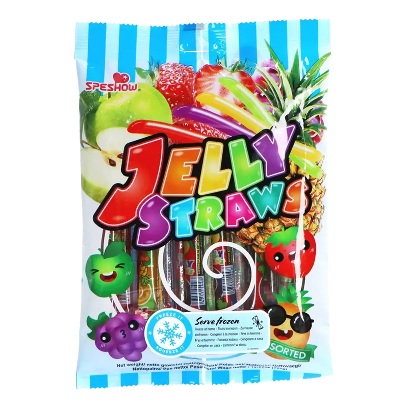 Speshow Assorted Jelly Straw in Bag 300g