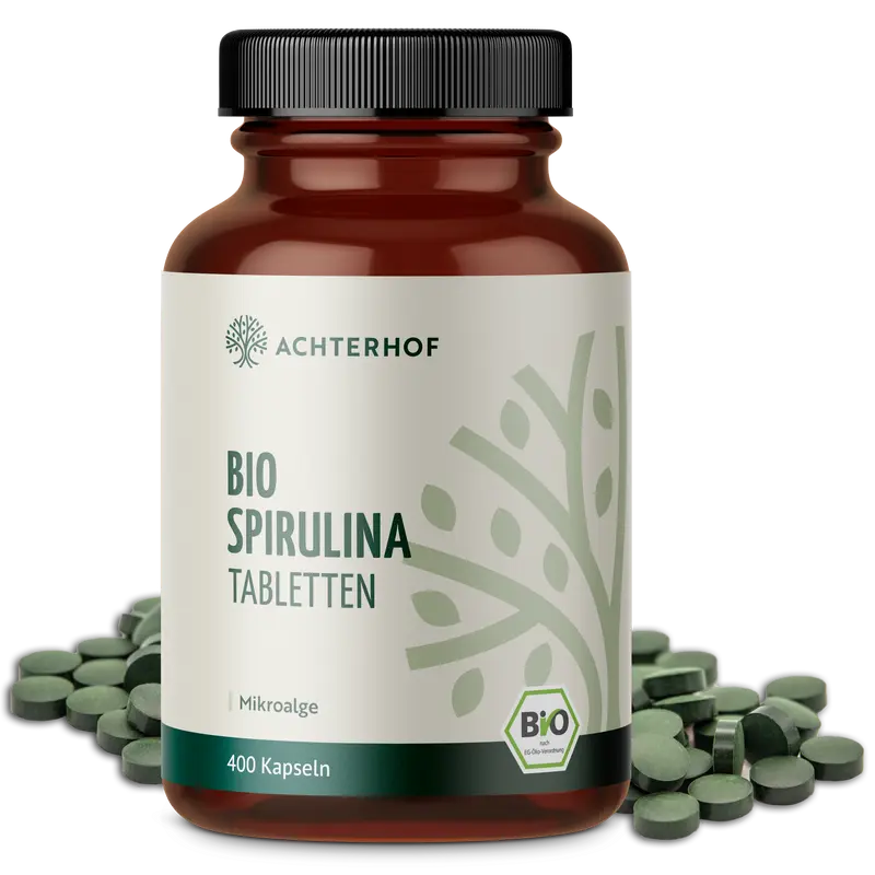 Spirulina Algen Tabletten Bio (400 Tabletten)