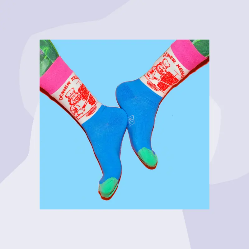 Sportsocken mit Aufdruck